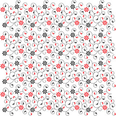 Flower and paisley Design Pattern, background, texture, Fabric print.