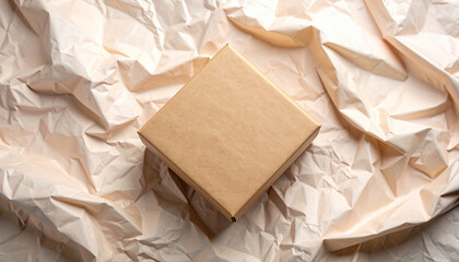 Pastel Paper Crumple Box