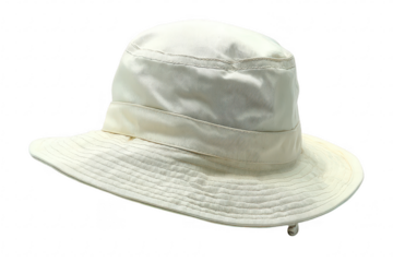 Off-white sun hat, wide brim