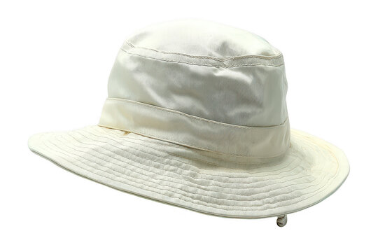 Off-white sun hat, wide brim
