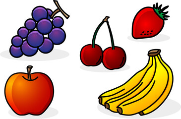 Variety of Juicy Fruits Representing Healthy Living