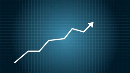 Arrow Up Line Animation After Effects Template for Business Growth - Powered by Adobe