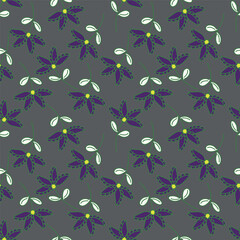 Seamless watercolor floral pattern design