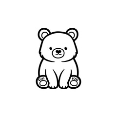 Fototapeta premium teddy bear cartoon funny art teddy lover graphic