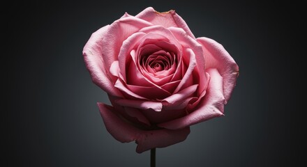 Stunning Pink Rose Close-Up A Symbol of Beauty and Elegance