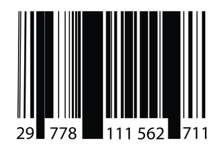 Barcode isolated. Code stripes sticker, Barcode labels. Simple fake bar code, Bar code for web design, Barcode product distribution icon