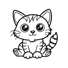 A vector illustration cat 