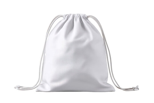 Blank white drawstring bag (1)