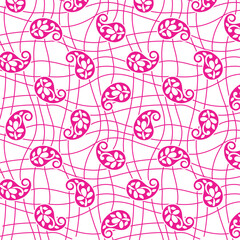 Paisley Design Pattern, background, texture, fabric print.