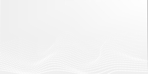 Dot white gray wave light technology texture background. Abstract big data digital concept. 3d rendering.