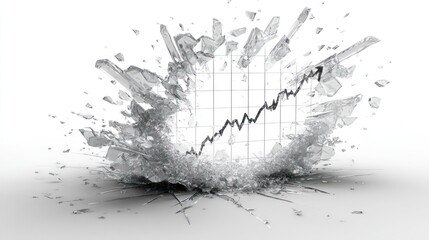 Shattered graph explodes