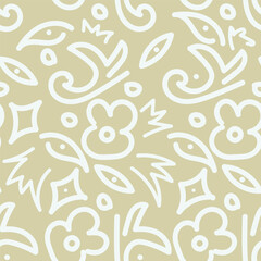 vintage floral seamless pattern. Rich with nostalgia and classic elegance, this pattern evokes the charm of a bygone era for print and textile
