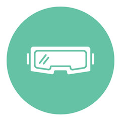 Fototapeta premium Ski Goggles Icon