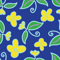 vintage floral seamless pattern. Rich with nostalgia and classic elegance, this pattern evokes the charm of a bygone era for print and textile
