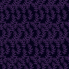 Cute vector floral seamless pattern. Colorful flowers background. Trendy repeat texture for fashion print, wallpaper or fabric