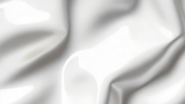 A close-up view of a white cloth