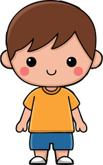 Cartoon Boy Vector Illustration