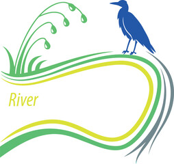 

water wave simple logo