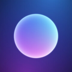 3D ball abstract Background. Soft Gradient with minimal bounce ball with shadow and light effect. Realistic 3d bubble background.