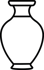 Vector illustration of a vase