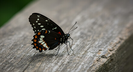 butterfly on a leaf