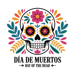 Dia de Muertos Vector Design.