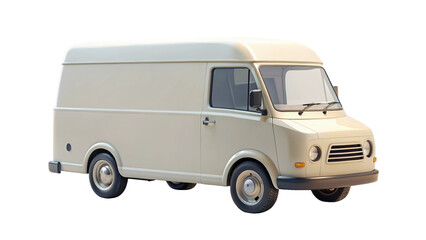 Vintage delivery van commercial vehicle transport truck automobile cargo carrier vehicle for business travel