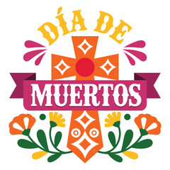 Dia de Muertos Vector Design.