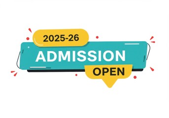 Admission open for the academic year 2025 26 announcement banner