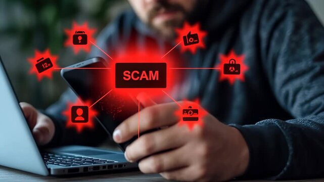 Phishing smishing threat: digital breach, scammer tactic, vishing voice, pharming scheme, fake store, lottery trick, identity misuse, entrepreneur target, email intrusion, security alert, cyber notice