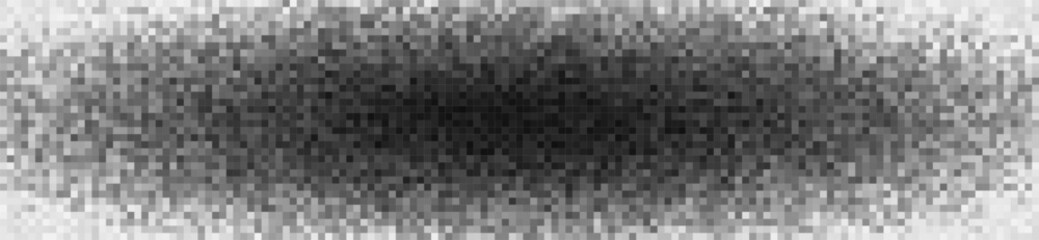 Fototapeta premium Dark censor blur glitch field. Dense horizontal distortion block mimicking privacy masking, signal noise or data restriction zone. Clean digital overlay. Vector illustration.