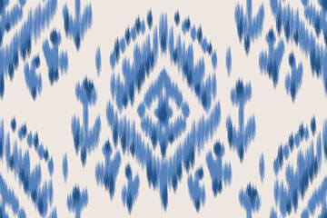 Seamless geometric and doodles line, traditional ikat pattern with earthy tones in geometric and tribal-inspired design. Ideal for textiles, wallpapers, and ethnic-themed projects.