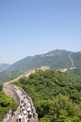 The great wall of China,  The Mutianyu section