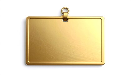 Gold identification tag
