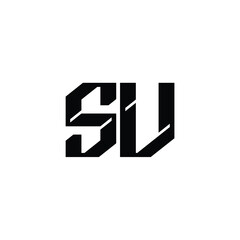 SV monogram logo design letter text name symbol monochrome logotype alphabet character simple logo