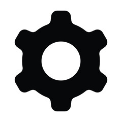 gear icon vector illustration