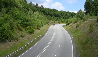 Strasse im Westerwald
