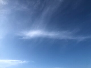 blue sky with clouds