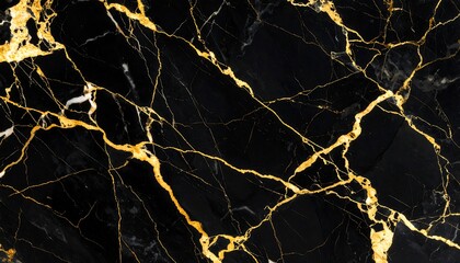 Dark marble with gold veins