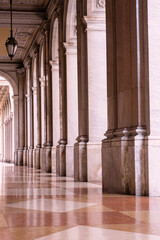 Arcade Arches Architecture In Via XX Settembre, Genoa, Italy