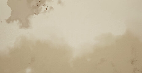 Abstract watercolor art background template. brown and beige watercolor backdrop empty space for text, banner, presentation or product display graphic design