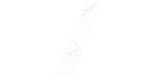 Translucent white plastic wrap with soft curved folds isolated on transparent background – clean minimal sheet texture for product packaging, overlays, branding visuals, and light mockup design templa