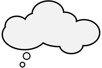 cloud bubble talk vector 