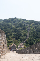 The great wall of China,  The Mutianyu section