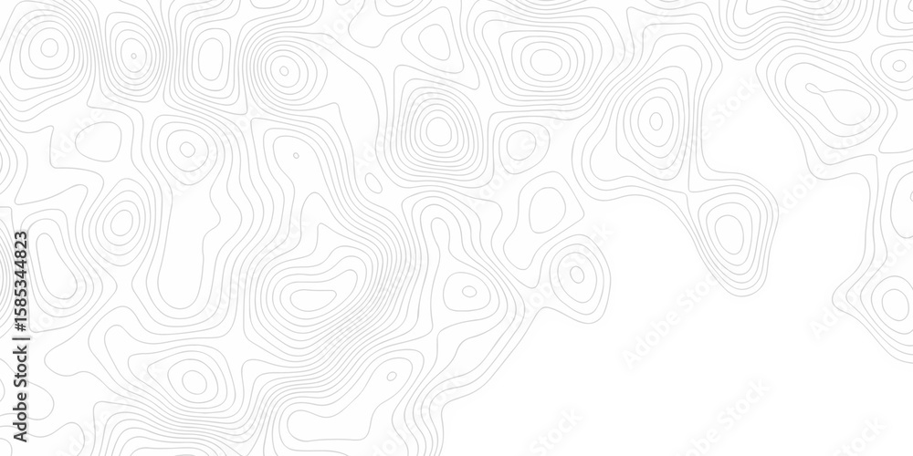 Poster lines map seamless topographic contour lines pattern. geographic map and topographic contours map ba