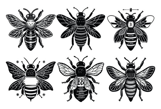 Cute Bumblebee Vector Illustration &ndash; Cartoon Style Bee Character.