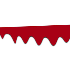 Abstract Red Dripping Blood Graphic