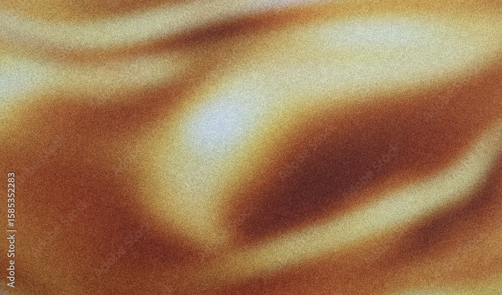 Aufkleber abstract grainy gradient background in golden shades. noise texture. abstract golden gradient. backg