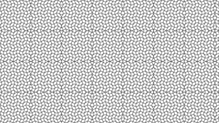 A repeating pattern of curving lines forming abstract shapes in a tessellated arrangement design