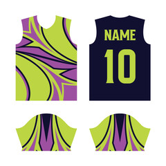 jersey template, half sleeve abstract, for sport jersey team, cycling, fishing, diving, leggings
